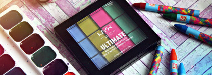 Палетка теней Nyx Ultimate Multi Finish в оттенке Electric 05: использовать только в порыве вдохновения