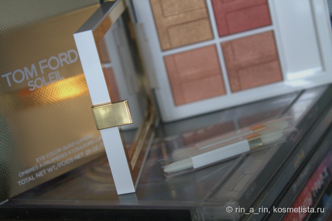 Палетка теней с сияющим финишем Tom Ford Soleil в оттенке Peach Dawn