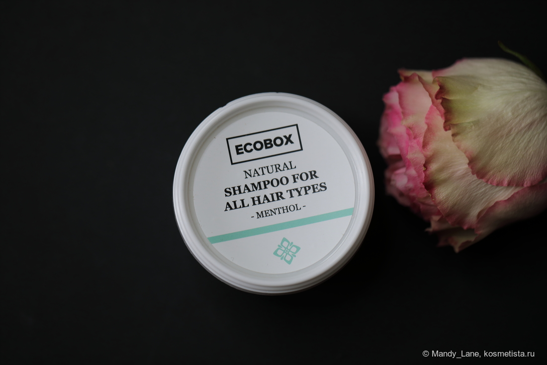 Густой шампунь для всех типов волос Ментол, Ecobox