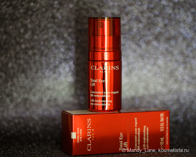 Концентрат с эффектом лифтинга для кожи вокруг глаз Clarins Total Eye Lift Lift-replenishing eye concentrate