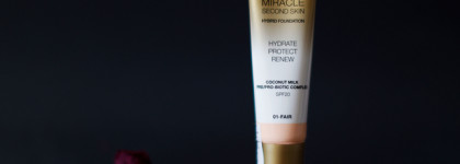 Тональная основа Max Factor Miracle second skin hydrating foundation 01 Fair. Удивительно удачный тон