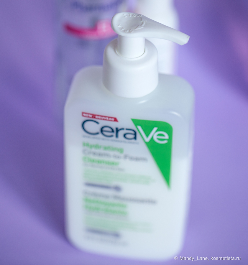 Увлажняющая крем пенка для умывания нормальной и сухой кожи лица CeraVe