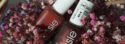 Осеннее настроение с Essie Nail Lacquer Classic collection #24 "In stitches" и #444 "Ready to boa"