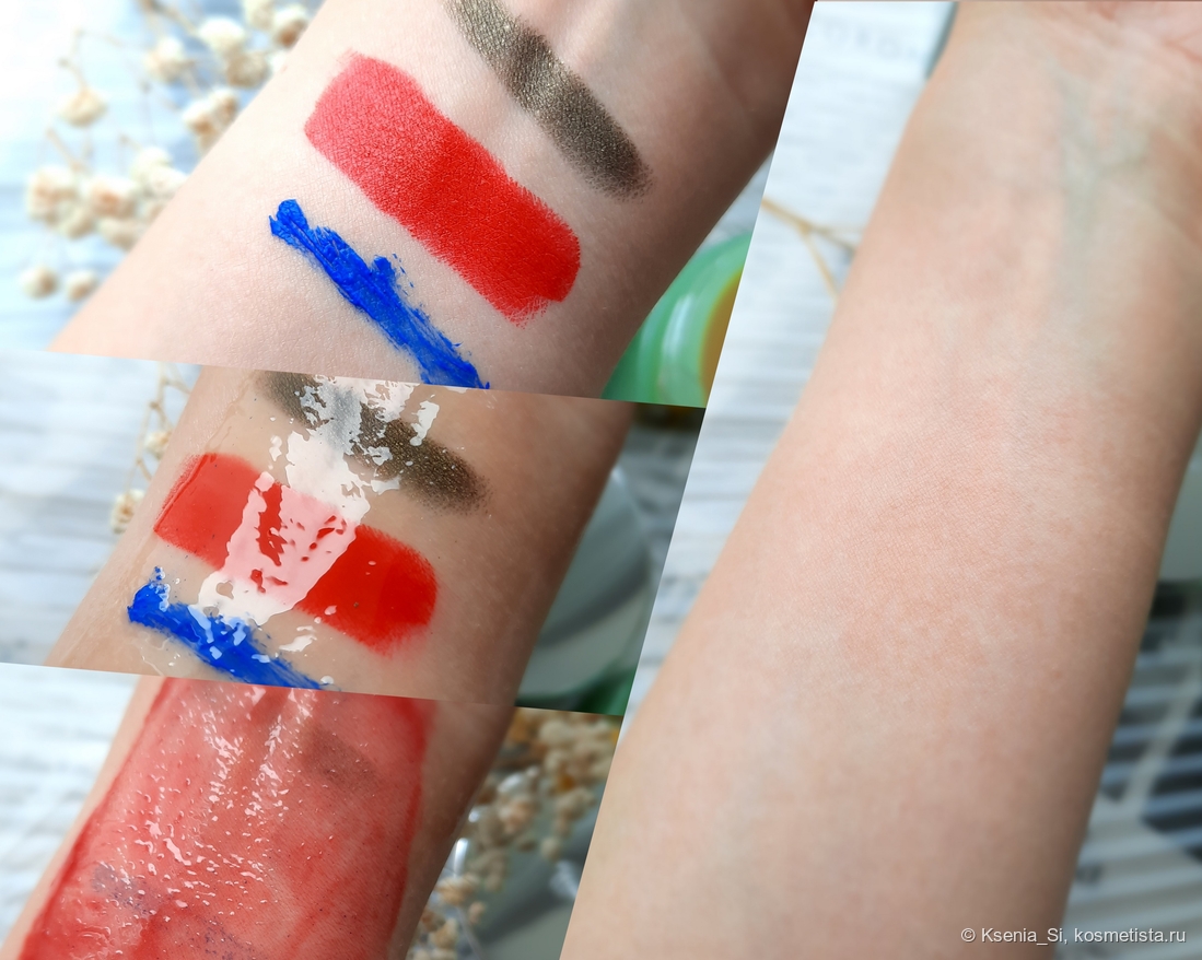 Тени в стике BODYOGRAPHY shadow stylist, устойчивая фитопомада для губ LE PHYTO ROUGE SISLEY, тушь Maybelline Lash Sensational Sky High Mascara (сверху в низ)