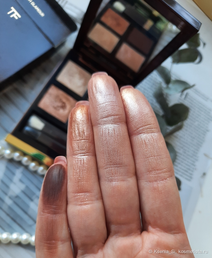 Tom Eye Color Quad Ombres A Paupieres 4 Couleurs #48 Peach Glamour