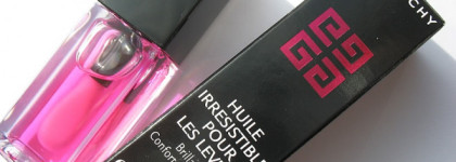 Уход за губами и нежный весенний оттенок в одном флаконе: Масло для губ Givenchy Point D'Encrage Huile Irresistible Pour Les Levres #01 Fuchsia Ink
