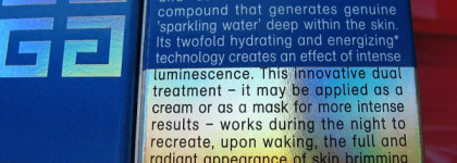 Моя первая ночная маска для лица: Givenchy Hydra Sparkling Short Night Recovery Mask/Cream