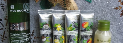 Первые новинки 2018 от Yves Rocher: Кремы для рук Les Plaisirs Nature, Мицеллярный детокс-гель Elixir Jeunesse, расслабляющий гель для ванны и душа Relaxing Bath & Shower Gel Cotton Flower Mimosa