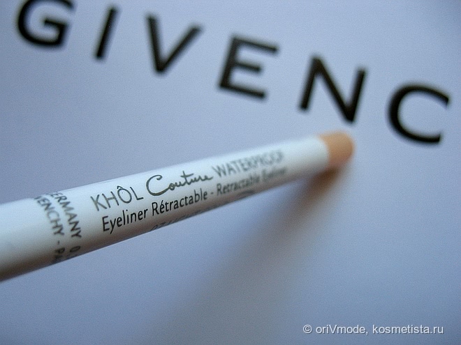 Водостойкий карандаш для глаз Givenchy Khol Couture Waterproof Retractable Eyeliner #07 Light Gold из коллекции Couture Outlines Spring 2018