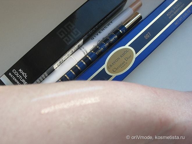 Водостойкий карандаш для глаз Givenchy Khol Couture Waterproof Retractable Eyeliner #07 Light Gold из коллекции Couture Outlines Spring 2018
