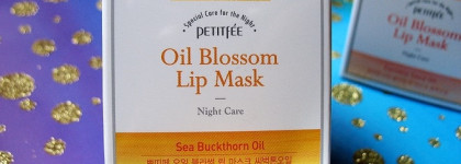 Зимний маст-хэв: Ночные маски для губ Petitfee Oil Blossom Lip Mask с маслом облепихи и с пятью ценными маслами
