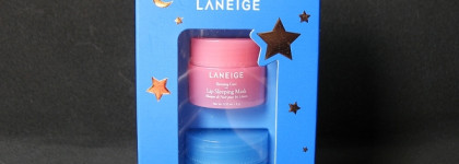 Уход в стиле Blue. Гидрогелевые патчи для глаз с агавой Petitfee и Ночная маска для лица Laneige