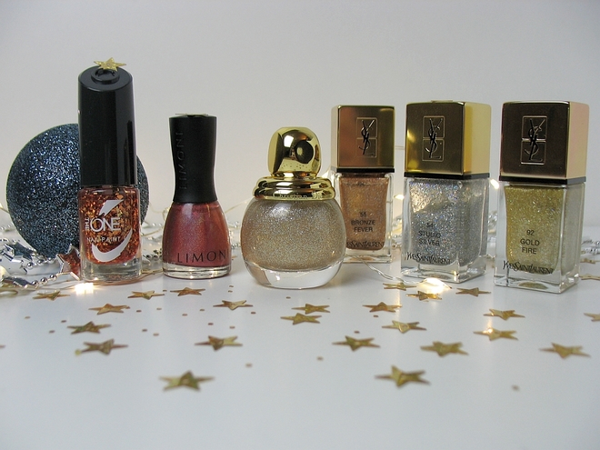 Их новогодние сиятельства – лаки и топы для ногтей Dior, YSL, Oriflame, Limoni