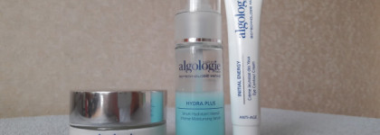 Уход за кожей лица с Algologie: увлажняющая сыворотка, дневной крем для лица и крем для век
