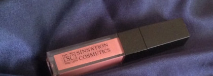 Идеальный розовый нюд от Sinsation Cosmetics lip polish в оттенке "leave me breathless"