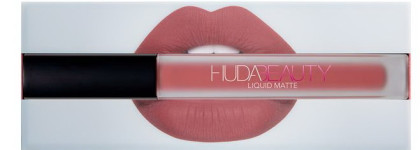 Huda без добра. Обзор жидкой матовой помады Huda Beauty Liquid Matte в оттенке Bombshell