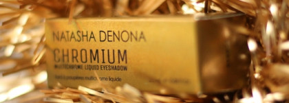 Неуловимые переливы жидких мультихромных теней Natasha Denona Chromium в оттенке Scarab