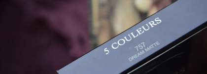 Dior 5 Couleur № 757 Dream Matte или еще одна холодная палетка.