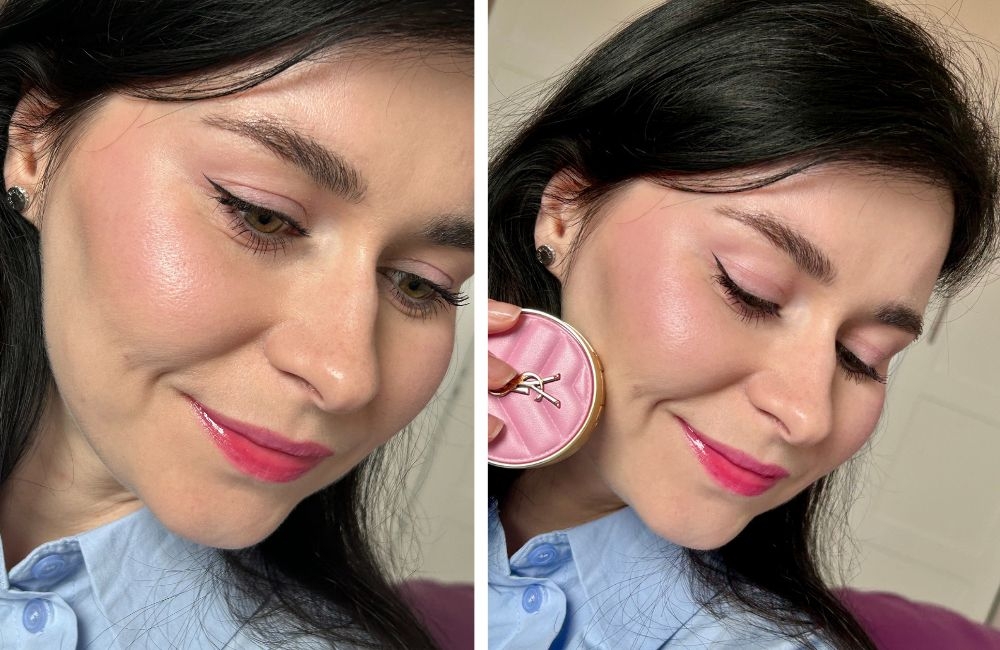 Румяна на веках и щеках. Дневной свет