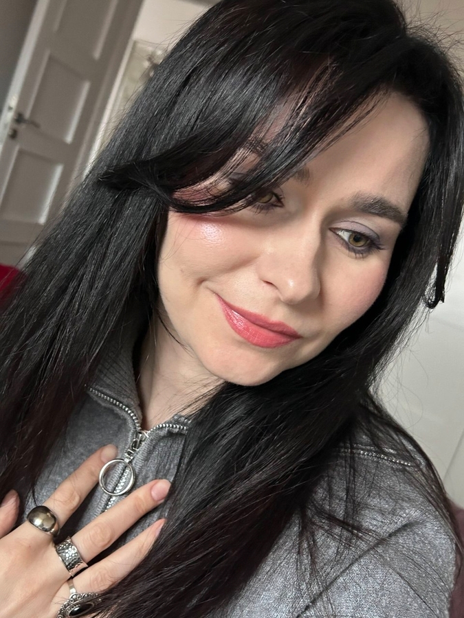 Мои волосы после укладки