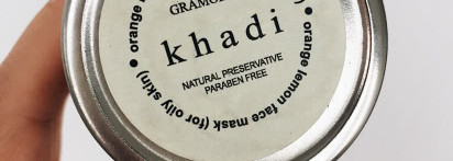 Khadi Orange&Lemon Herbal face mask - индийская маска для проблемной кожи