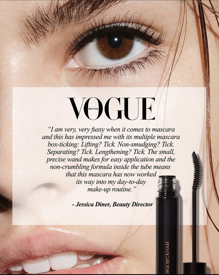 По мнению Бьюти директора журнала Vogue тушь разделяет, приподнимает, удлиняет ресницы без смазывания и осыпания. Мечта