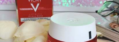Экспресс-маска Vichy Liftactive Hyalu Mask и Антивозрастной крем Vichy Liftactiv Collagen Specialist