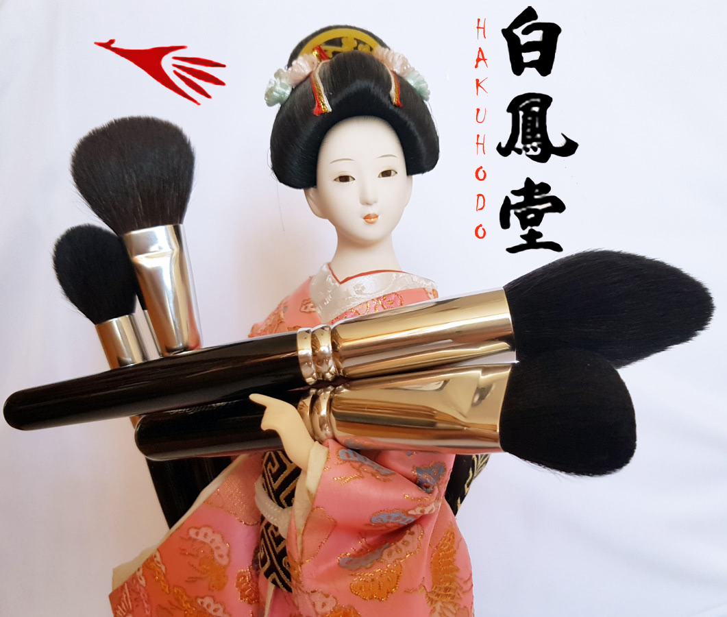 Японские кисти для макияжа hakuhodo
