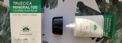 Спокойствие, только спокойствие: Truecica mineral 100 calming suncream SPF 50+ Pa++++
