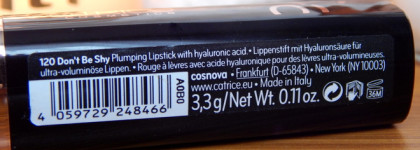 Не стесняйся быть смелой с помадой Catrice Power Plumping Gel Lipstick в оттенке 120 Don't Be Shy