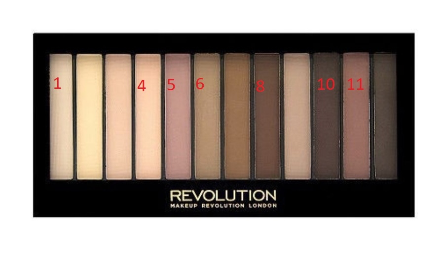 Revolution Makeup Палетка теней Redemption Palette - Essential mattes