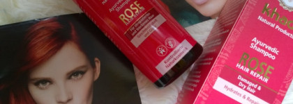 Khadi Rose hair repair shampoo - восстанавливающий аюрведический шампунь с немецким качеством