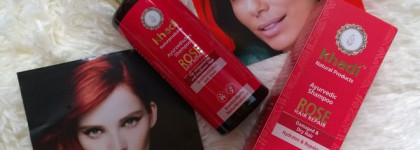 Khadi Rose hair repair shampoo - восстанавливающий аюрведический шампунь с немецким качеством