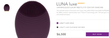 Foreo Luna 2  в цветe Mint или Звуковая щеточка для очищения лица