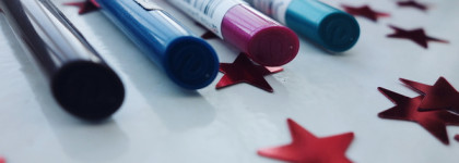 В коробке с карандашами