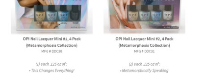 Рождественская коллекция лаков для ногтей OPI Metamorphosis Nail Lacquer Collection Holiday 2018
