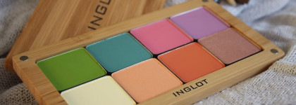 Магнитная палетка Inglot Flexi Eco Palette и матовые тени Inglot Eye Shadow Matte #288 #294 #362 #334