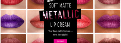 NYX Soft Matte Lip Cream - теперь металлик