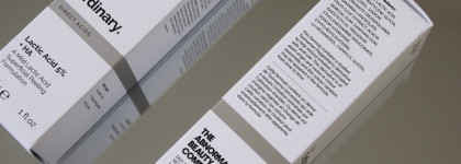 Два средства от The Ordinary с молочной кислотой: Lactic Acid 5% + HA и Lactic Acid 10% + HA