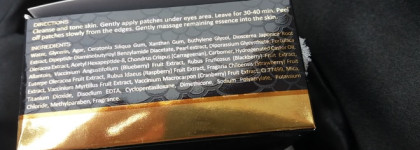 Антивозрастные гидрогелевые патчи для век со змеиным ядом Limoni Gold Hydrogel Eye Patch