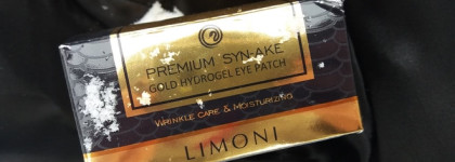 Антивозрастные гидрогелевые патчи для век со змеиным ядом Limoni Gold Hydrogel Eye Patch