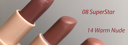 Моя коллекция помад в оттенке Nude. От светлого к темному. От бежевого к розовому