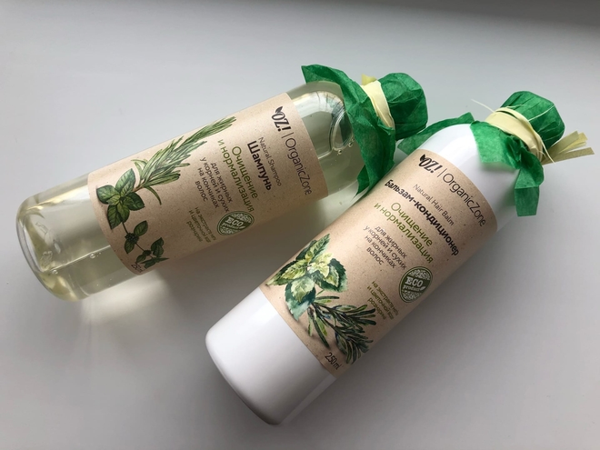 Уход за волосами Organic Zone "Очищение и нормализация" для жирных у ...