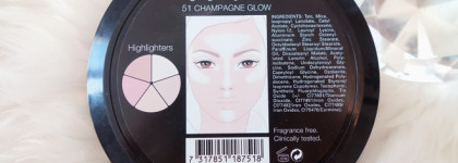 Игра света и тени. Палетка хайлайтеров Isa Dora Face Glow highlighting wheel 51 champagne glow  и компактная пудра для контурирования Nouba