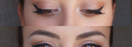 Освежающий макияж в бежево розовых оттенках