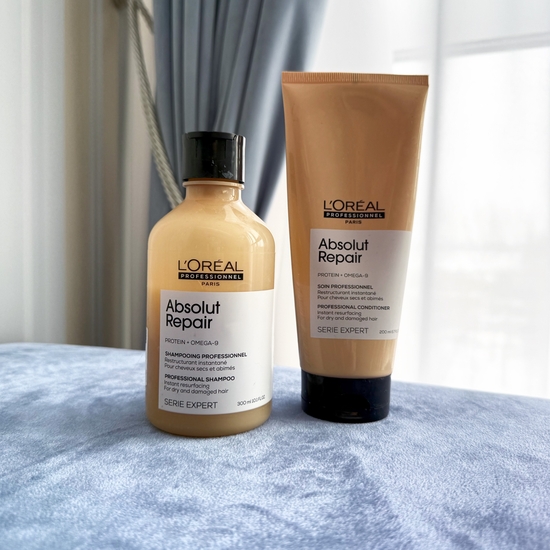 Отличный дуэт шампуня и бальзама для волос L’Oréal Professionnel Absolut Repair