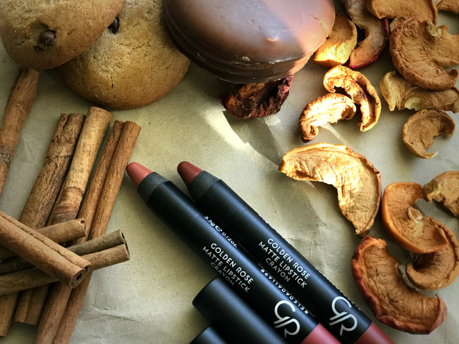 Неприлично дешевые и неприлично красивые Golden Rose Matte Lipstick Crayon