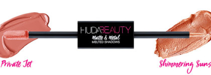 CutCrease за 60 секунд. Huda Beauty представляет Matte & Metal Melted Shadows + видеоинструкция от Худы