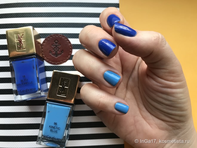 Ysl kinetic blue nail polish top