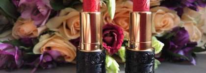 Le Rouge Parfum Scented lip color by Kilian. Heaven Rouge 100 & Heaven Rouge 200